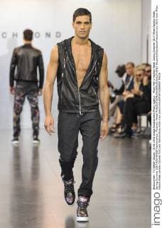Milan Men s Fashion Week Spring Summer 2017 Milan Fashion Week, Spring Summer 2017.RICHMOND Fashionshow. Pictured: Model  RiccardoxGiordanoxFotosicki