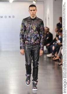 Milan Men s Fashion Week Spring Summer 2017 Milan Fashion Week, Spring Summer 2017.RICHMOND Fashionshow. Pictured: Model  RiccardoxGiordanoxFotosicki