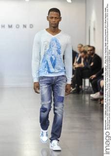 Milan Men s Fashion Week Spring Summer 2017 Milan Fashion Week, Spring Summer 2017.RICHMOND Fashionshow. Pictured: Model  RiccardoxGiordanoxFotosicki