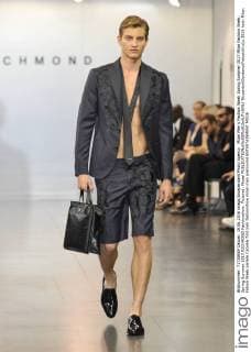 Milan Men s Fashion Week Spring Summer 2017 Milan Fashion Week, Spring Summer 2017.RICHMOND Fashionshow. Pictured: Model  RiccardoxGiordanoxFotosicki