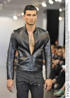 Milan Men s Fashion Week Spring Summer 2017 Milan Fashion Week, Spring Summer 2017.RICHMOND Fashionshow. Pictured: Model  RiccardoxGiordanoxFotosicki