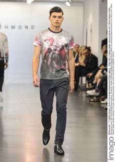Milan Men s Fashion Week Spring Summer 2017 Milan Fashion Week, Spring Summer 2017.RICHMOND Fashionshow. Pictured: Model  RiccardoxGiordanoxFotosicki