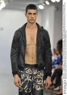 Milan Men s Fashion Week Spring Summer 2017 Milan Fashion Week, Spring Summer 2017.RICHMOND Fashionshow. Pictured: Model  RiccardoxGiordanoxFotosicki