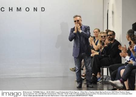Milan Men s Fashion Week Spring Summer 2017 Milan Fashion Week, Spring Summer 2017.RICHMOND Fashionshow. Pictured: Model  RiccardoxGiordanoxFotosicki