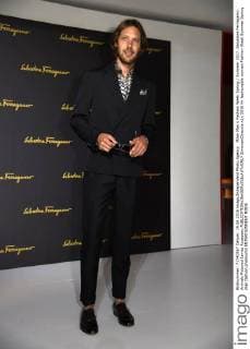 Milan Man s Fashion Week Spring Summer 2017. Salvatore Ferragamo Arrivals Pictured James Rousseau  SimonaxChioccia