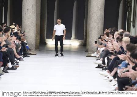 Mailand Fashion Week - Neil Barrett Modenschau Milan Man s Fashion Week Spring Summer 2017. Neil Barrett Fashion Show  SimonaxChioccia