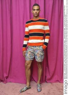 Mailand Fashion Week - Ermanno Scervino Modenschau Milan Men s Fashion Week Spring Summer 2017 Milan Fashion Week, Spring Summer 2017.Ermanno Scervino Presentations. Pictured: Model  RiccardoxGiordanoxFotosicki