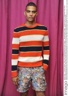 Mailand Fashion Week - Ermanno Scervino Modenschau Milan Men s Fashion Week Spring Summer 2017 Milan Fashion Week, Spring Summer 2017.Ermanno Scervino Presentations. Pictured: Model  RiccardoxGiordanoxFotosicki