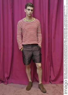 Mailand Fashion Week - Ermanno Scervino Modenschau Milan Men s Fashion Week Spring Summer 2017 Milan Fashion Week, Spring Summer 2017.Ermanno Scervino Presentations. Pictured: Model  RiccardoxGiordanoxFotosicki