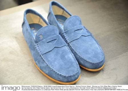 Mailand Fashion Week - Schuhe von Tods Milan Men s Fashion Week Spring Summer 2017 Milan Fashion Week, Spring Summer 2017.Tod s presentations. Pictured: Model  RiccardoxGiordanoxFotosicki