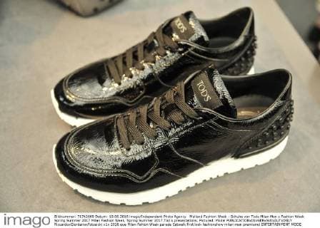 Mailand Fashion Week - Schuhe von Tods Milan Men s Fashion Week Spring Summer 2017 Milan Fashion Week, Spring Summer 2017.Tod s presentations. Pictured: Model  RiccardoxGiordanoxFotosicki