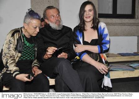 Milan Men s Fashion Week Spring Summer 2017 Milan Fashion Week, Spring Summer 2017. Missoni Pictured front row: Teresa Missoni  RiccardoxGiordanoxFotosicki