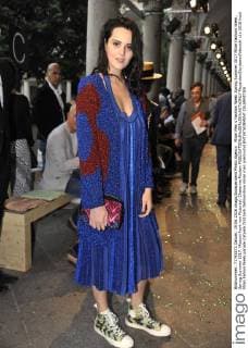 Milan Men s Fashion Week Spring Summer 2017 Milan Fashion Week, Spring Summer 2017. Missoni front row Pictured: Chaterine Poulain  RiccardoxGiordanoxFotosicki