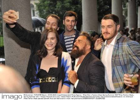Milan Men s Fashion Week Spring Summer 2017 Milan Fashion Week, Spring Summer 2017. Missoni Pictured front row: Teresa Missoni  RiccardoxGiordanoxFotosicki