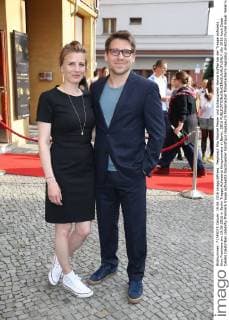 Regisseur Mia Maariel Meyer und Schauspieler Hanno Koffler bei der Treppe aufwärts Kino Premiere am 19.06.2016 in Berlin Treppe Aufwaerts Kinopremiere in Berlin, 2016 