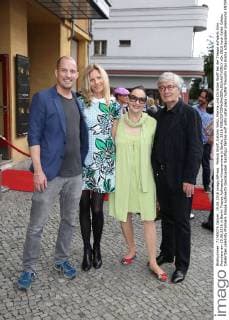 Patrick Wolff, Kathrin Seitz, Marina und Christian Wolff bei der Treppe aufwärts Kino Premiere am 19.06.2016 in Berlin Treppe Aufwaerts Kinopremiere in Berlin, 2016 