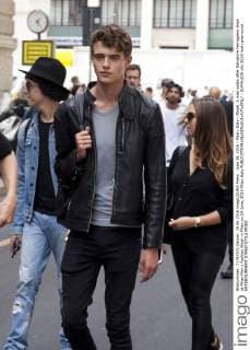 June 19, 2016 - Milan, Italy - Model. A man walks after Salvatore Ferragamo show at Milan Men s Fashion Week in Milan on 19 June, 2016 Milan Italy  - ZUMAn230