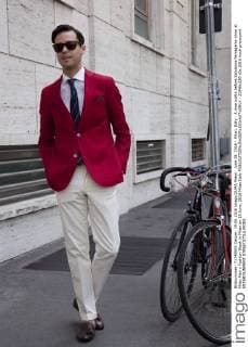 June 19, 2016 - Milan, Italy - A man walks before Salvatore Ferragamo show at Milan Men s Fashion Week in Milan on 19 June, 2016 Milan Italy  - ZUMAn230