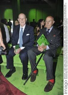 Milan Men s Fashion Week Spring Summer 2017 Milan Fashion Week, Spring Summer 2017. GUCCI Pictured front row: Mario Boselli Beppe Modenese  RiccardoxGiordanoxFotosicki