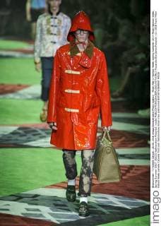 Milan Men s Fashion Week Spring Summer 2017 Milan Fashion Week, Spring Summer 2017. GUCCI fashionshow Pictured: model  RiccardoxGiordanoxFotosicki
