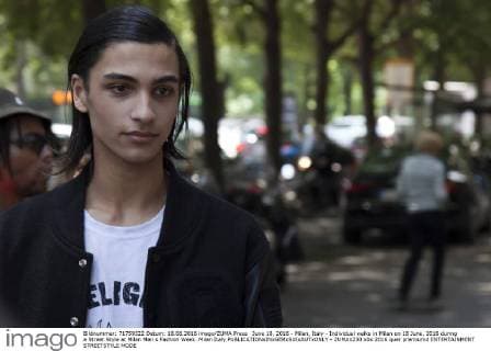 June 18, 2016 - Milan, Italy - Individual walks in Milan on 18 June, 2016 during a Street Style at Milan Men s Fashion Week. Milan Italy  - ZUMAn230