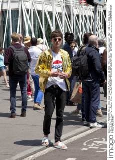 June 18, 2016 - Milan, Italy - Individual walks in Milan on 18 June, 2016 during a Street Style at Milan Men s Fashion Week. Milan Italy  - ZUMAn230