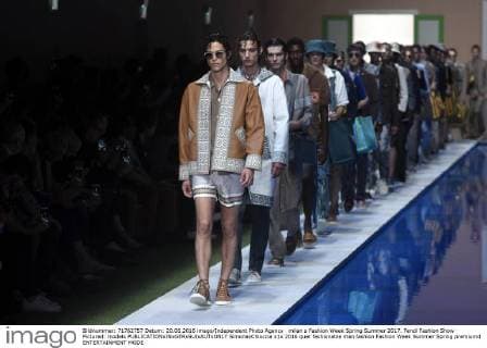 milan s Fashion Week Spring Summer 2017. Fendi Fashion Show Pictured: models  SimonaxChioccia