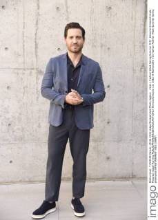 milan s Fashion Week Spring Summer 2017. Emporio Armani Arrivals Pictured: Edgar Ramirez  SimonaxChioccia