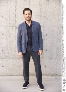 milan s Fashion Week Spring Summer 2017. Emporio Armani Arrivals Pictured: Edgar Ramirez  SimonaxChioccia