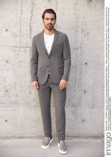 milan s Fashion Week Spring Summer 2017. Emporio Armani Arrivals Pictured: Nyle Dimarco  SimonaxChioccia