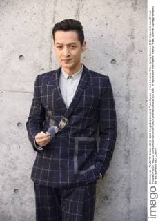 milan s Fashion Week Spring Summer 2017. Emporio Armani Arrivals Pictured: Hu Ge  SimonaxChioccia
