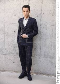 milan s Fashion Week Spring Summer 2017. Emporio Armani Arrivals Pictured: Hu Ge  SimonaxChioccia