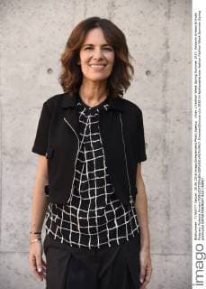 milan s Fashion Week Spring Summer 2017. Emporio Armani Arrivals Pictured: Roberta Armani  SimonaxChioccia