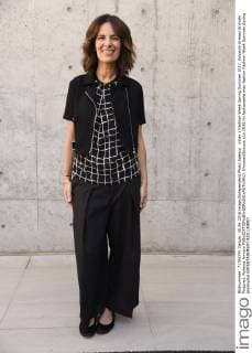 milan s Fashion Week Spring Summer 2017. Emporio Armani Arrivals Pictured: Roberta Armani  SimonaxChioccia