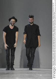 Mailand Men s Fashion Week - Strateas Carlucci Modenschau Milan Men s Fashion Week Spring Summer 2017 Milan Fashion Week, Spring Summer 2017.Strateas Carlucci fashion show. Pictured: model  RiccardoxGiordanoxFotosicki