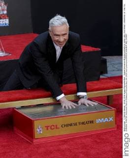 Roland Emmerich ROLAND EMMERICH HAND AND FOOTPRINT CEREMONY AT THE TCL CHINESE THEATER Hollywood Patrick Rideaux PicturePerfect