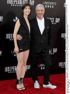 Charlotte Gainsbourg & Roland Emmerich INDEPENDENCE DAY RESURGENCE FILM PREMIERE Hollywood Patrick Rideaux PicturePerfect