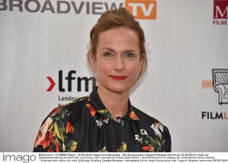 Die Schauspielerin Claudia Michelsen kommt am 20.06.2016 in Köln zur Abendveranstaltung anlässich der Jurysitzung zum international Emmy Award 2016 - Semi-Final Round of Judging der International Emmy Awards -