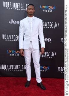 June 20, 2016 - Hollywood, California, U.S. - Jessie Usher arrives for the premiere of the film Independence Day: Resurgence at the Chinese theater. Hollywood U.S. - ZUMAo05_