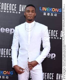 June 20, 2016 - Hollywood, California, U.S. - Jessie Usher arrives for the premiere of the film Independence Day: Resurgence at the Chinese theater. Hollywood U.S. - ZUMAo05_