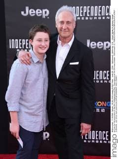 June 20, 2016 - Hollywood, California, U.S. - Brent Spiner & Jackson Spiner arrives for the premiere of the film Independence Day: Resurgence at the Chinese theater. Hollywood U.S. - ZUMAo05_