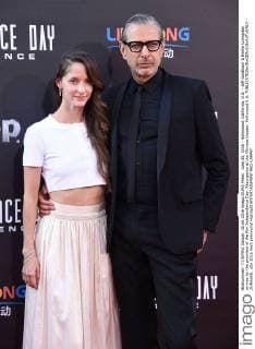 June 20, 2016 - Hollywood, California, U.S. - Jeff Goldblum & Emilie Livingston arrives for the premiere of the film Independence Day: Resurgence at the Chinese theater. Hollywood U.S. - ZUMAo05_