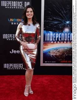 Cast member Sela Ward attends the premiere of the sci-fi motion Independence Day: Resurgence at the El Capitan Theatre in the Hollywood section of Los Angeles on June 20, 2016. Storyline: Two decades after the first Independence Day invasion, Earth is faced with a new extra-Solar threat. But will mankind s new space defenses be enough?  LAP2016062015 JIMxRUYMEN