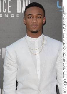June 20, 2016 - Hollywood, CA, United States - 20 June 2016 - Hollywood. Jessie Usher. Arrivals for the Premiere Of 20th Century Fox s Independence Day: Resurgence held at TCL Chinese Theater. Photo Credit: Hollywood United States - ZUMAa123