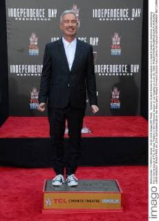 Director Roland Emmerich participates in a hand & footprint ceremony immortalizing him in the forecourt of TCL Chinese Theatre in the Hollywood section of Los Angeles on June 20, 2016.  LAP2016062037 JIMxRUYMEN