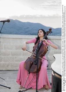 Hello Summer 21.06.2016., Dubrovnik, Croatia - Cellist Ana Rucner accompanied by the British pianist Oliver Poole held on Tuesday at five o clock in the morning on the hill Srdj above Dubrovnik held concert entitled Hello Summer.  GrgoxJelavic PIXSELL