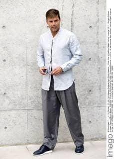 Milan Man s Fashion Week Spring Summer 2017. Giorgio Armani Arrivals Pictured Ricky Martin  SimonaxChioccia
