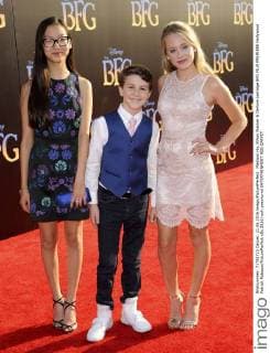 Madison Hu, Ethan Wacker & DeVore Ledridge BFG FILM PREMIERE Hollywood Patrick Rideaux PicturePerfect
