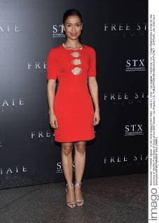 June 21, 2016 - Los Angeles, California, U.S. - Gugu Mbatha-Raw arrives for the premiere of the film Free State of Jones at the DGA theater. Los Angeles U.S. - ZUMAo05_