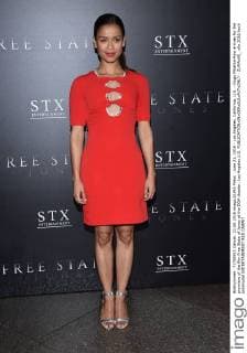 June 21, 2016 - Los Angeles, California, U.S. - Gugu Mbatha-Raw arrives for the premiere of the film Free State of Jones at the DGA theater. Los Angeles U.S. - ZUMAo05_
